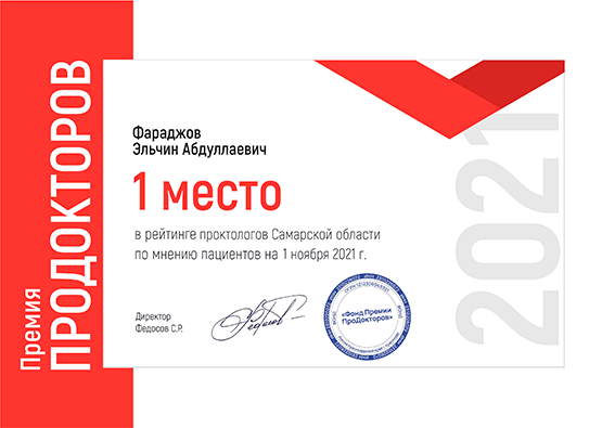 Фараджов Эльчин Абдуллаевич лучший проктолог